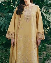 Garnet Sand Gold Lawn Suit- Pakistani Lawn Dress