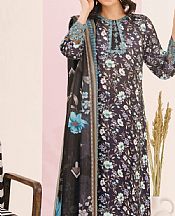 Garnet Black Crepe Suit- Pakistani Winter Dress