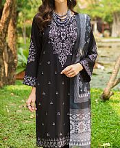Garnet Black Garnet- Pakistani Chiffon Dress