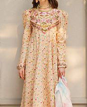 Garnet Mah Hoor- Pakistani Designer Chiffon Suit