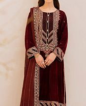 Garnet Pakizah- Pakistani Chiffon Dress