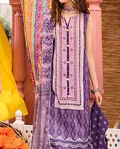 Indigo/Baby Pink Lawn Suit- Pakistani Lawn Dress