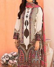 Gul Ahmed Off-white Cambric Suit- Pakistani Winter Dress
