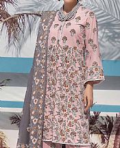 Gul Ahmed Baby Pink Lawn Suit- Pakistani Lawn Dress