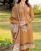 Brown Lawn Suit- Pakistani Lawn Dress