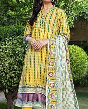 Yellow Lawn Suit- Pakistani Lawn Dress