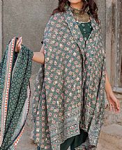 Dark Green Lawn Suit- Pakistani Lawn Dress