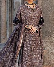 Black/Beige Lawn Suit- Pakistani Lawn Dress