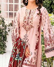 Light Pink Lawn Suit (2 Pcs)- Pakistani Designer Lawn Dress