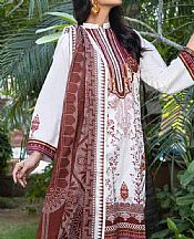 White Lawn Suit (2 Pcs)- Pakistani Lawn Dress