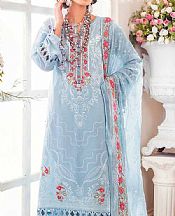 Baby Blue Lawn Suit- Pakistani Lawn Dress