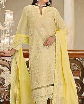 Light Golden Lawn Suit- Pakistani Designer Lawn Dress