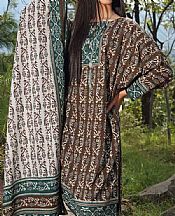 Cocoa Brown Viscose Suit- Pakistani Winter Dress