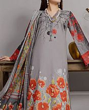 Grey Lawn Suit- Pakistani Lawn Dress