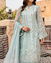 Sky Blue Chiffon Suit- Pakistani Chiffon Dress