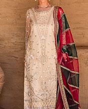 Ivory Chiffon Suit- Pakistani Designer Chiffon Suit