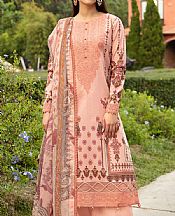 Gulaal Peach Lawn Suit- Pakistani Lawn Dress