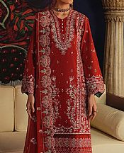 Gulaal Cornell Red Lawn Suit- Pakistani Designer Lawn Suits