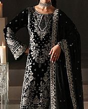 Gulaal Black Velvet Suit- Pakistani Winter Clothing