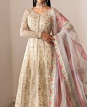 Off White Chiffon Suit