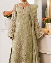 Light Olive Green Chiffon Suit