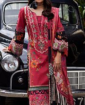 Gulaal Wine Red Lawn Suit- Pakistani Designer Lawn Suits