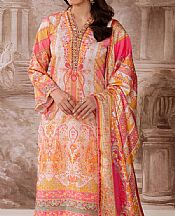 Gulaal Multi Silk Suit- Pakistani Chiffon Dress