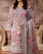 Gulaal Lilac/Off White Silk Suit- Pakistani Designer Chiffon Suit