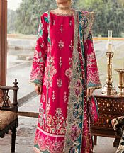 Magenta Silk Suit- Pakistani Designer Chiffon Suit