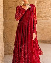 Scarlet Chiffon Suit- Pakistani Chiffon Dress