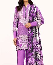 Gul Ahmed Rich Lilac Karandi Suit- Pakistani Winter Dress