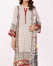 Gul Ahmed Off White Cotail Suit- Pakistani Winter Clothing