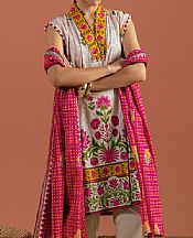 Gul Ahmed Off White Lawn Suit- Pakistani Designer Lawn Suits