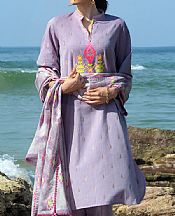Lilac Jacquard Suit