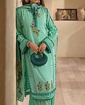 Gul Ahmed Aqua Lawn Suit- Pakistani Designer Lawn Suits