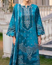 Gul Ahmed Turquoise Cross Hatch Suit- Pakistani Designer Lawn Suits