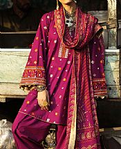 Dark Pink Lawn Suit