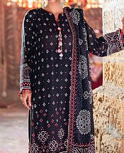Gul Ahmed Black Lawn Suit- Pakistani Designer Lawn Suits
