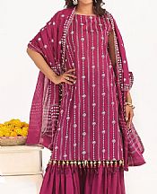 Raspberry Rose Lawn Suit