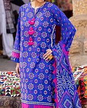 Royal Blue Lawn Suit