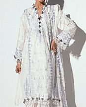 Gul Ahmed White Lawn Suit- Pakistani Lawn Dress