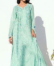 Gul Ahmed Light Turquoise Lawn Suit- Pakistani Designer Lawn Suits