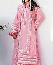 Gul Ahmed Oyster Pink Lawn Suit- Pakistani Lawn Dress