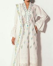 Gul Ahmed White Lawn Suit- Pakistani Lawn Dress