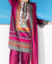 Gul Ahmed Hot Pink Lawn Suit- Pakistani Designer Lawn Suits