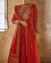 Gul Ahmed Cardinal Red Organza Suit