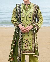 Light Olive Lawn Suit