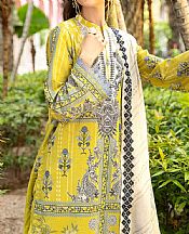 Gul Ahmed Yellow Lawn Suit- Pakistani Lawn Dress