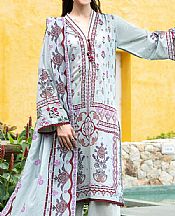 Gul Ahmed Pale Blue Lawn Suit- Pakistani Designer Lawn Suits