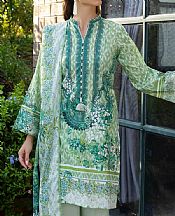 Gul Ahmed Light Green/Off White Lawn Suit- Pakistani Designer Lawn Suits